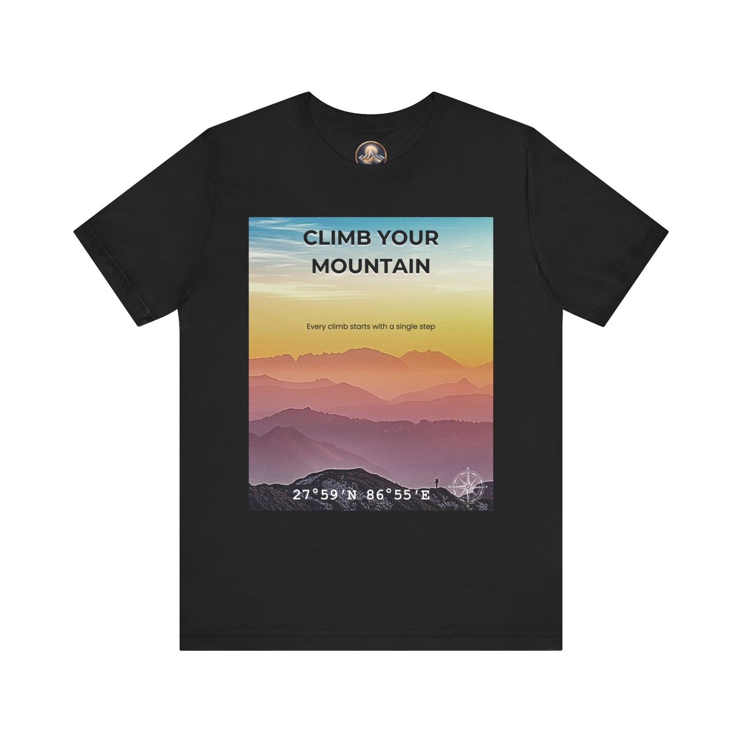 Climb Your Mountain Unisex Tee - Adventure Inspired Graphic T-Shirt