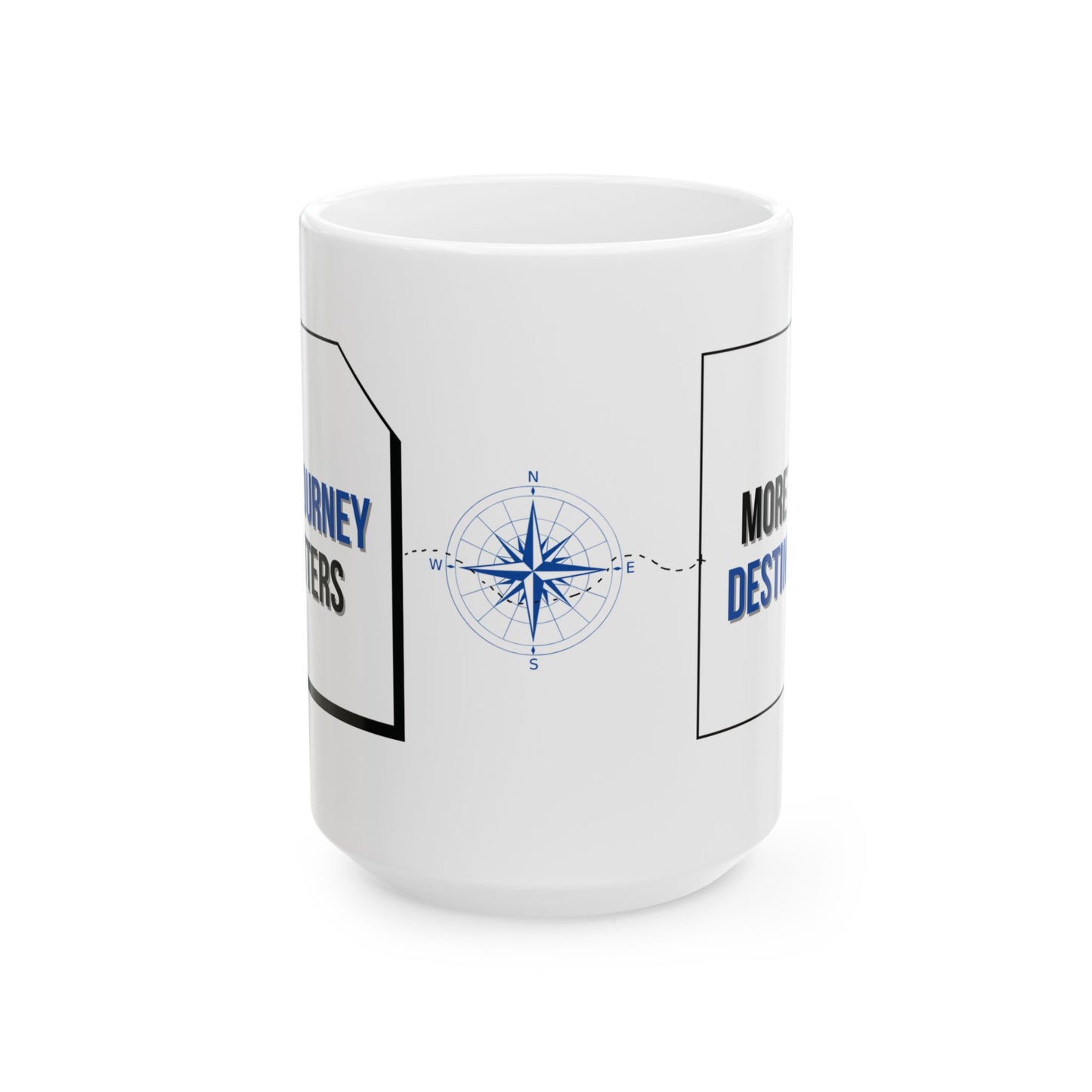 Nautical Compass Ceramic Mug - Perfect Gift for Travelers and Adventurers