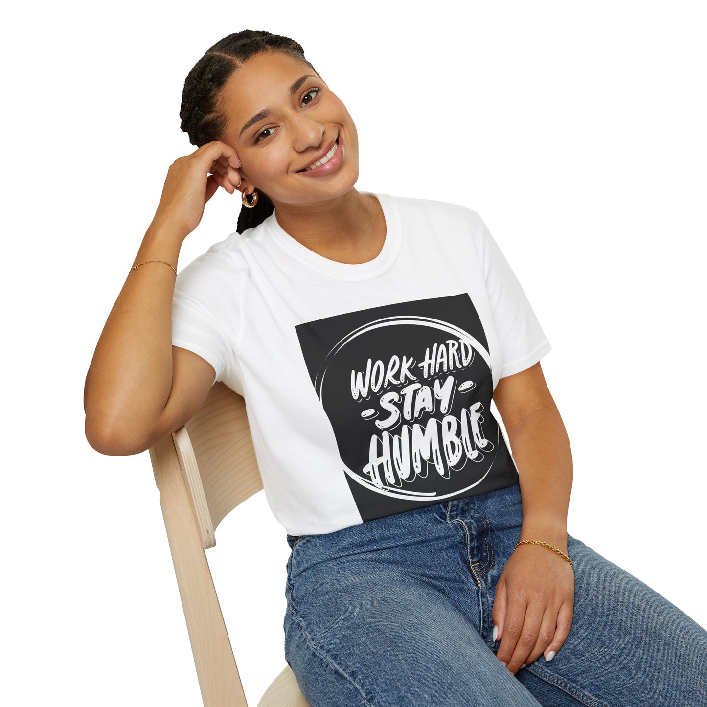 Work Hard Stay Humble Unisex Softstyle T-Shirt