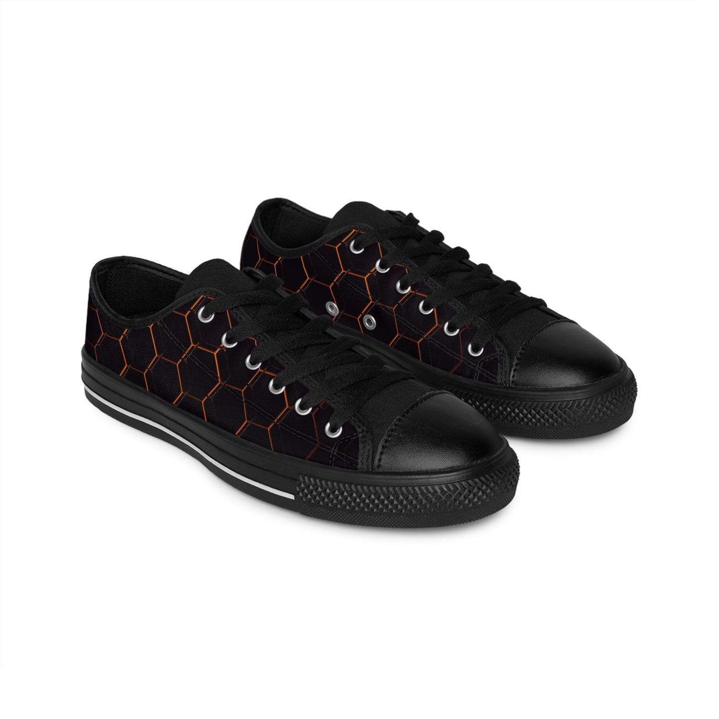 Stylish Hexagon Pattern Men's Sneakers - Modern Casual Footwear