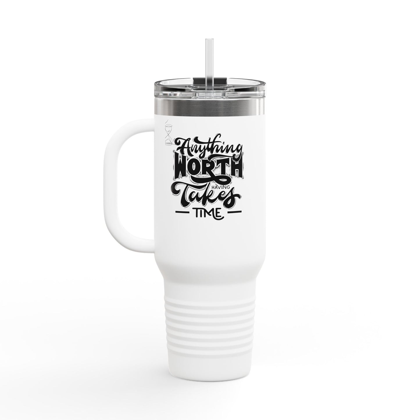 40oz Insulated Travel Mug with Straw - Perfect for On-the-Go Hydration