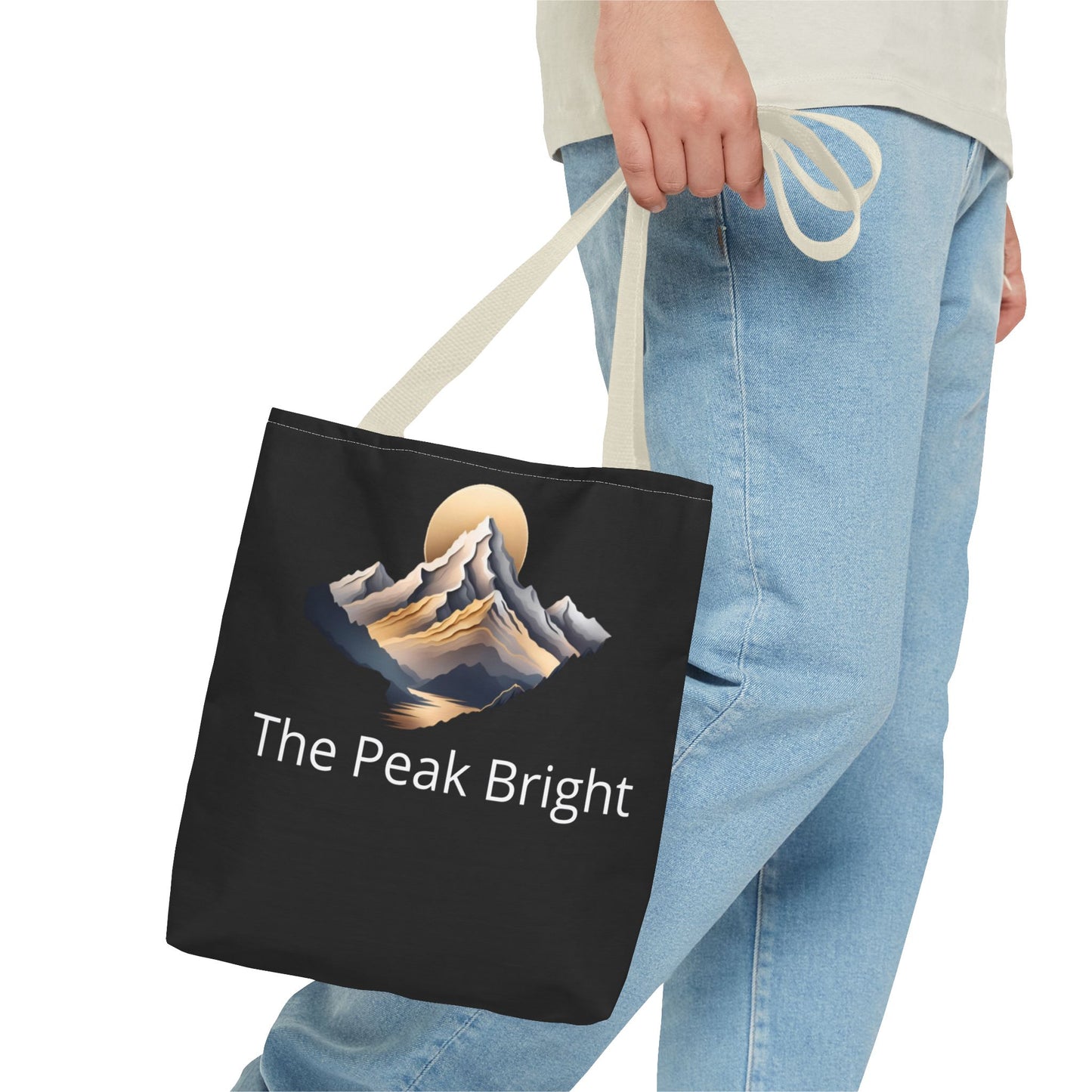 Mountain Landscape Tote Bag - The Peak Bright