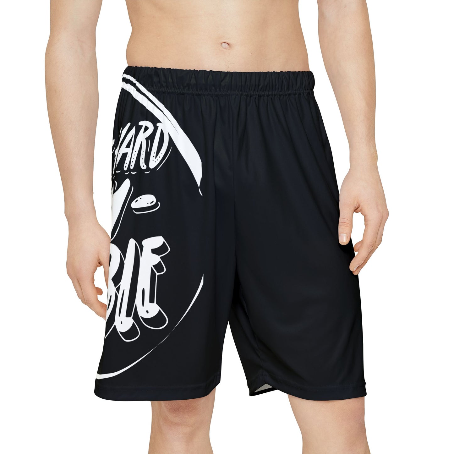 Motivational Men’s Sports Shorts - "Work Hard, Play Hard"