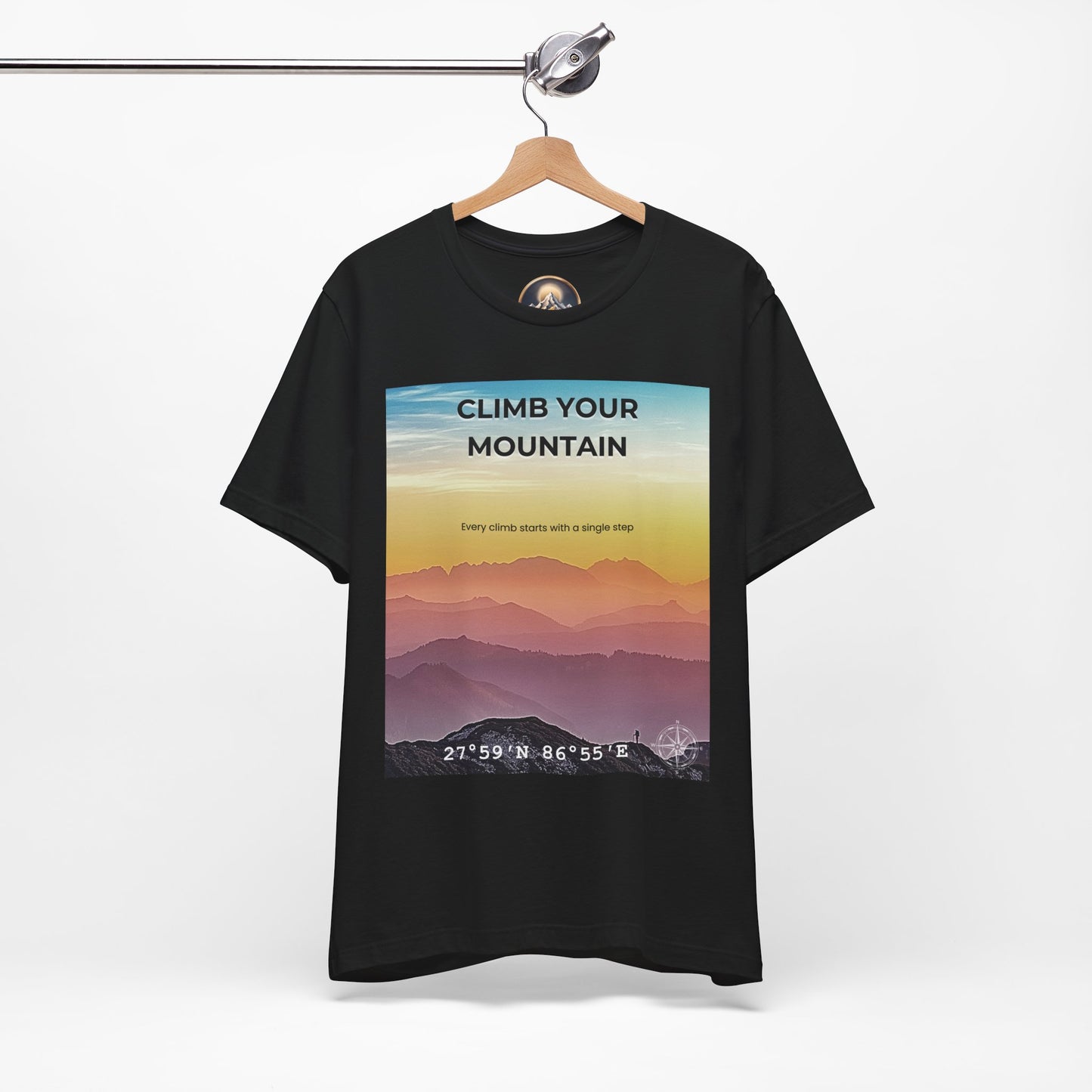 Climb Your Mountain Unisex Tee - Adventure Inspired Graphic T-Shirt