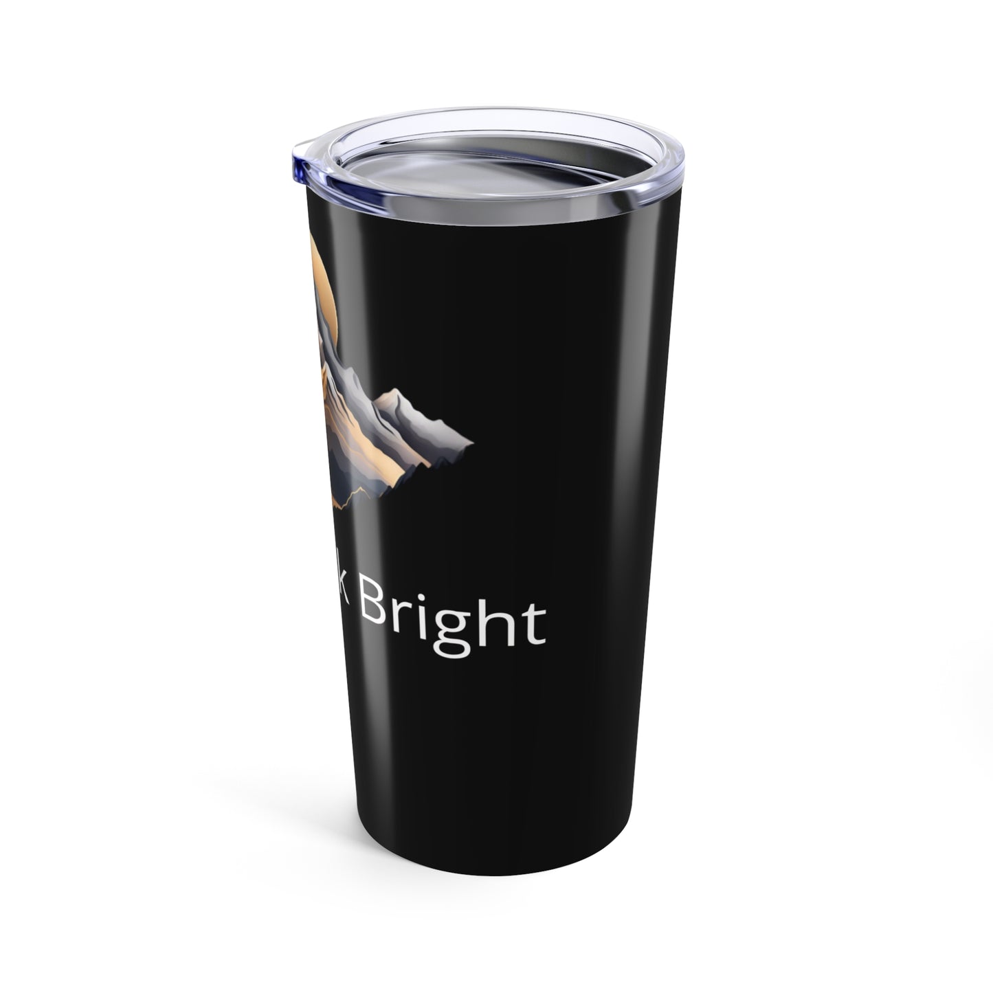 20oz Travelling Tumbler - Peak Bright Mountain Design - Adventure Ready Drinkware