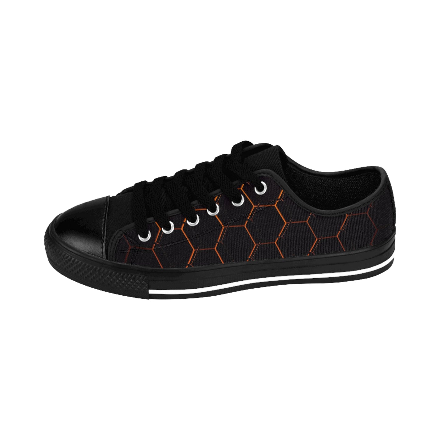 Stylish Hexagon Pattern Men's Sneakers - Modern Casual Footwear