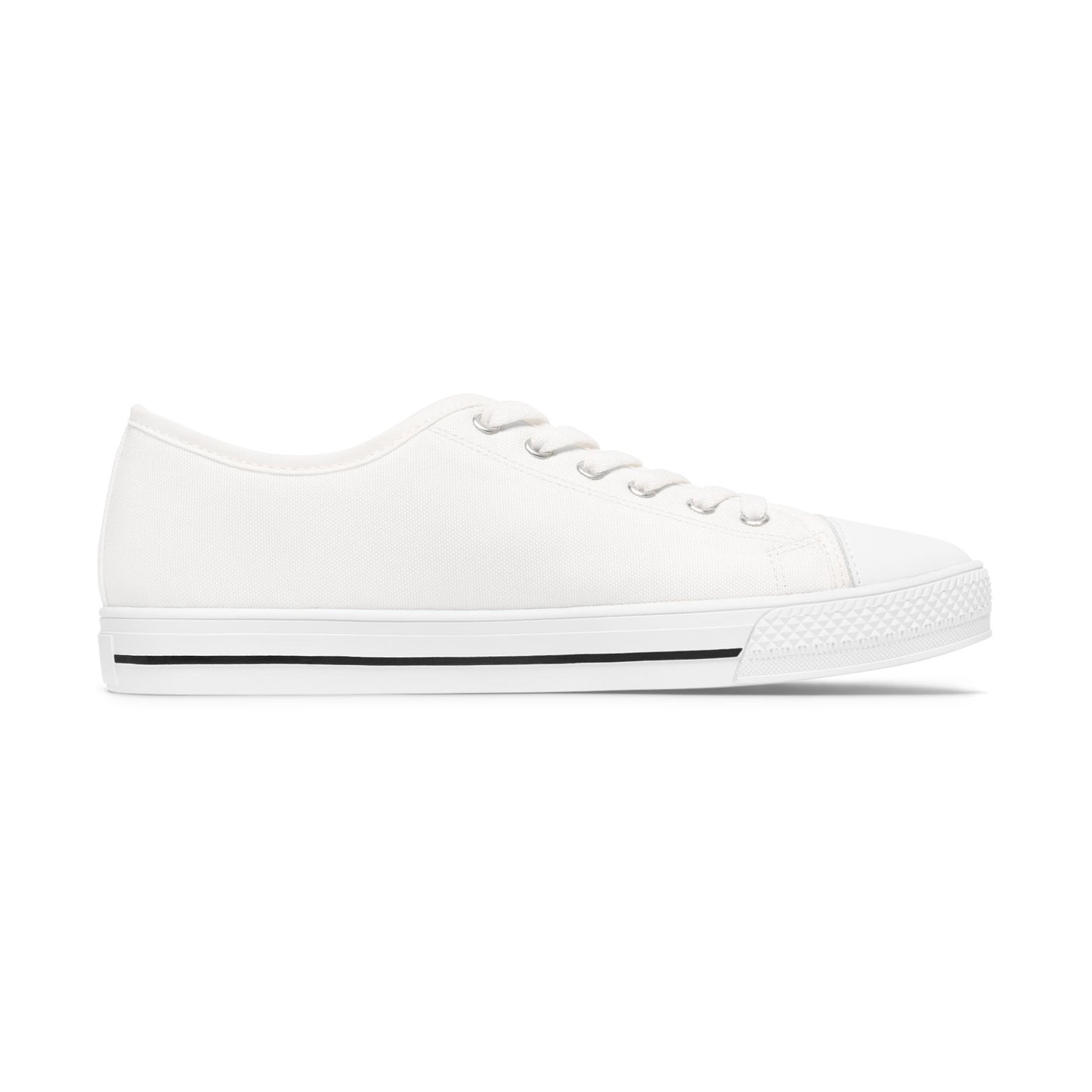 Casual Low Top Sneakers for Women - Versatile White Footwear