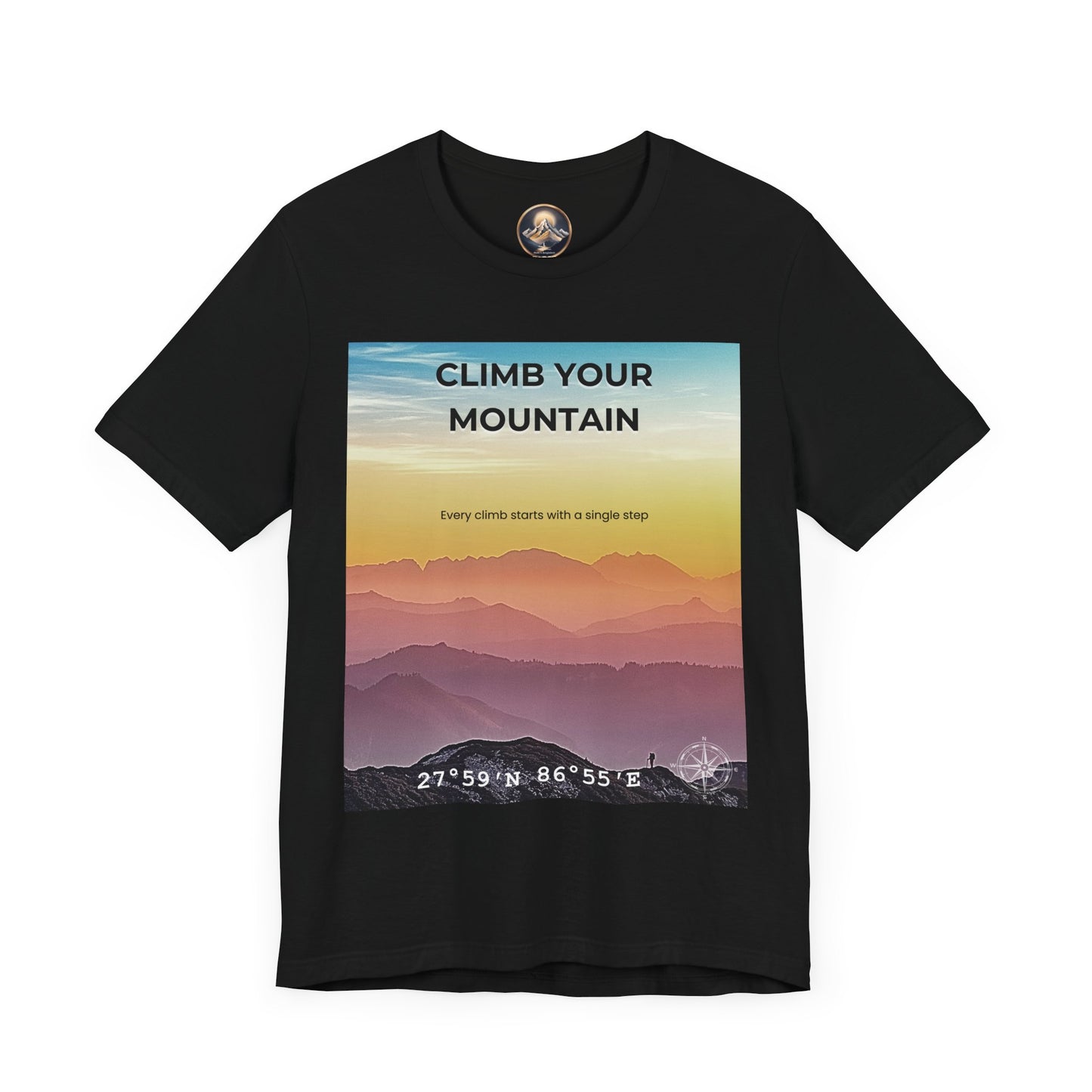 Climb Your Mountain Unisex Tee - Adventure Inspired Graphic T-Shirt