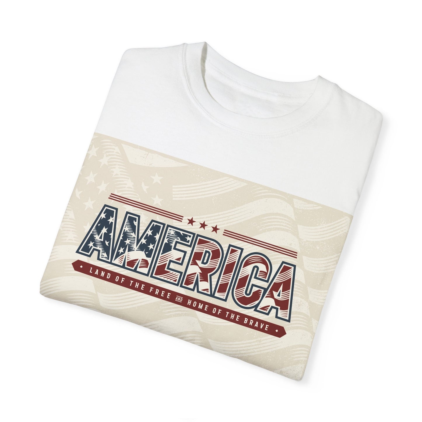 Unisex Garment-Dyed T-Shirt - America Independence Freedom