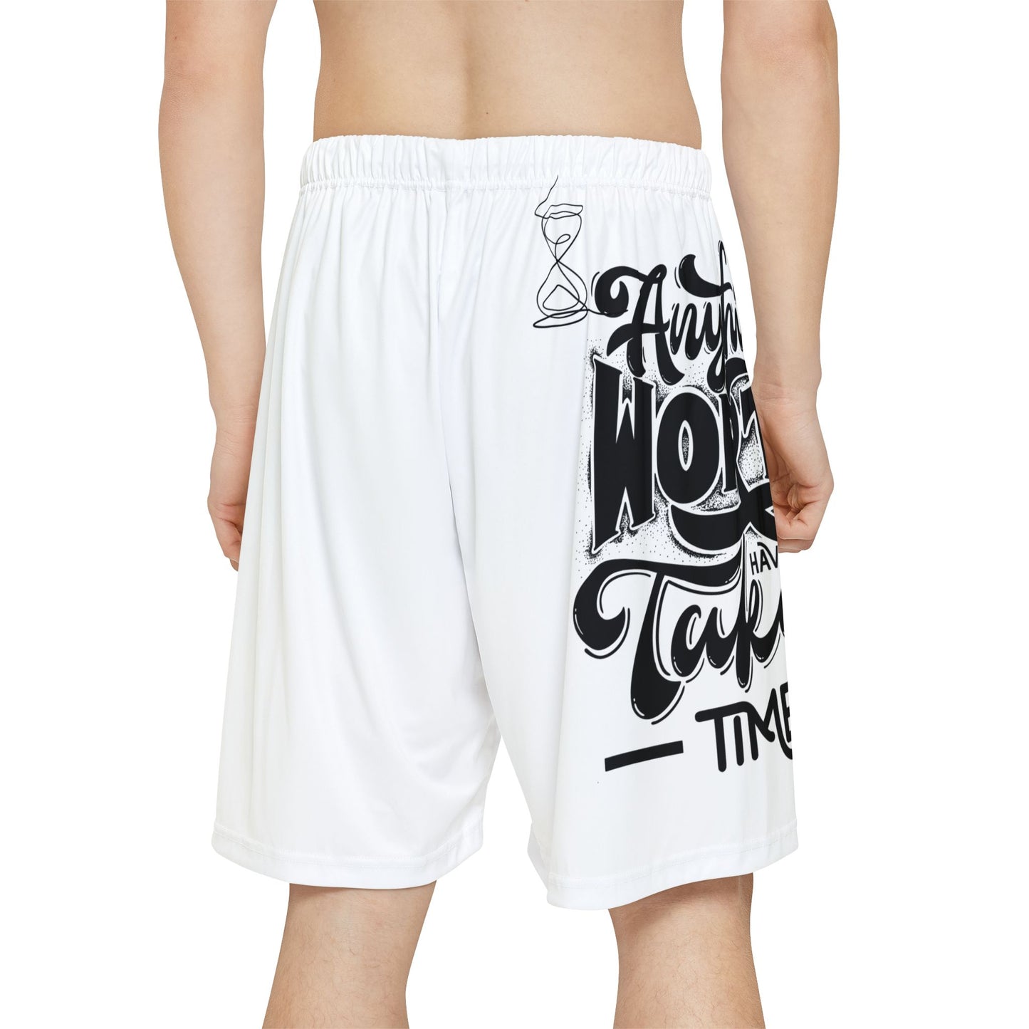 Men's Sports Shorts - Motivational Graphic Athletic Wear for Active Lifestyles