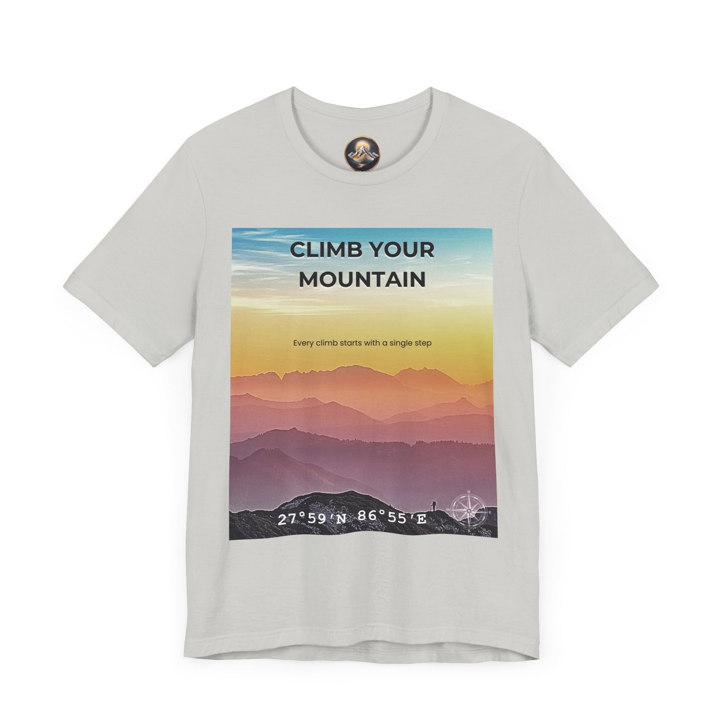 Climb Your Mountain Unisex Tee - Adventure Inspired Graphic T-Shirt