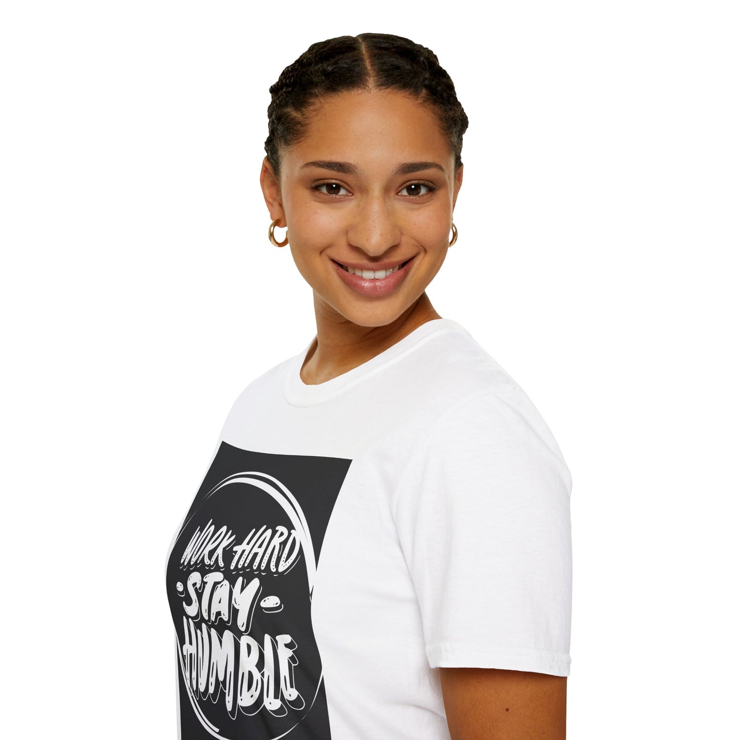 Work Hard Stay Humble Unisex Softstyle T-Shirt