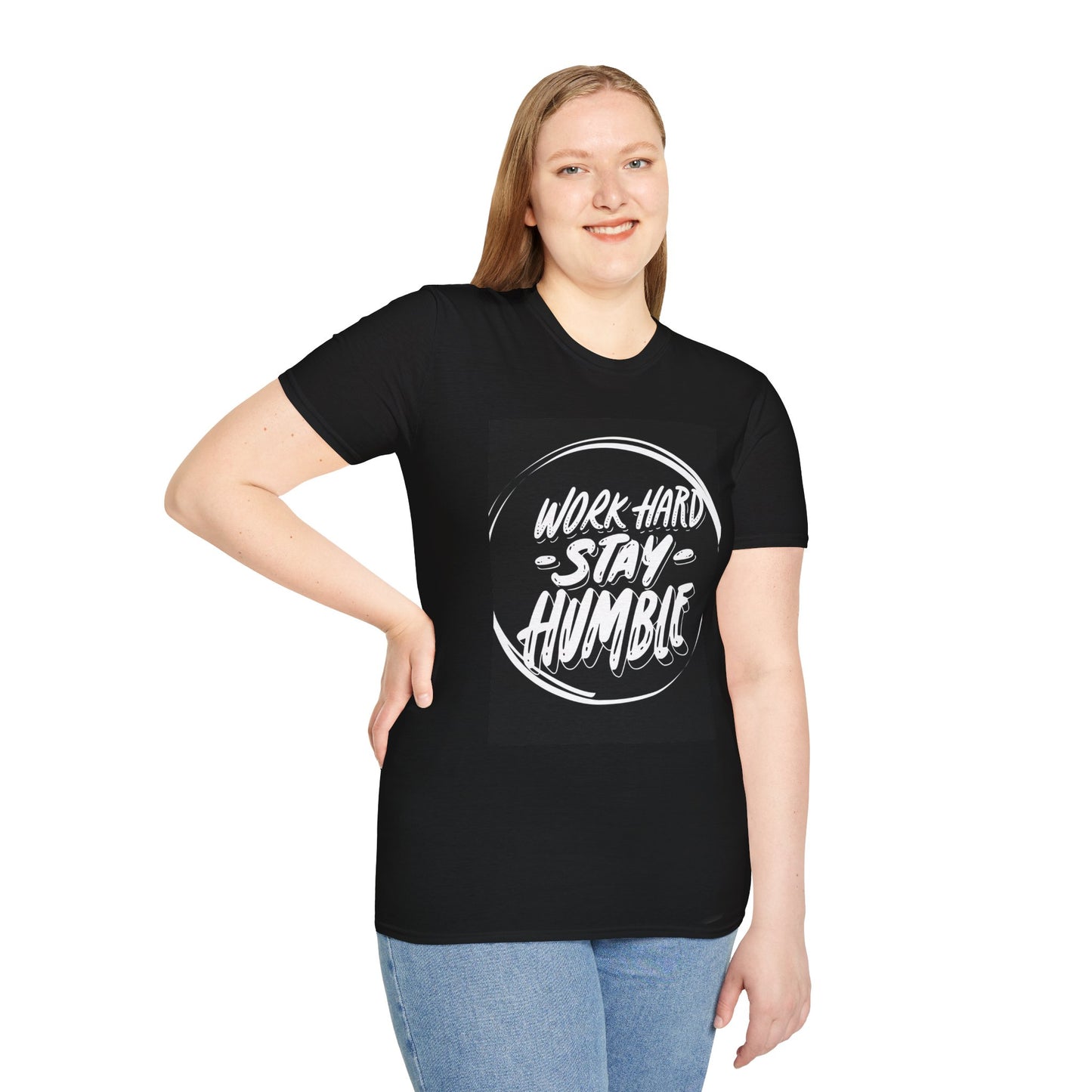 Work Hard Stay Humble Unisex Softstyle T-Shirt