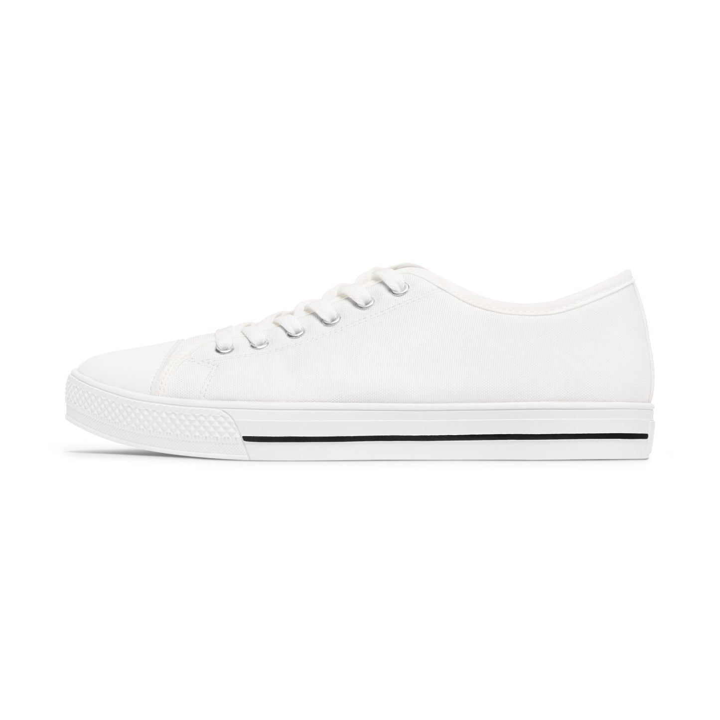 Casual Low Top Sneakers for Women - Versatile White Footwear