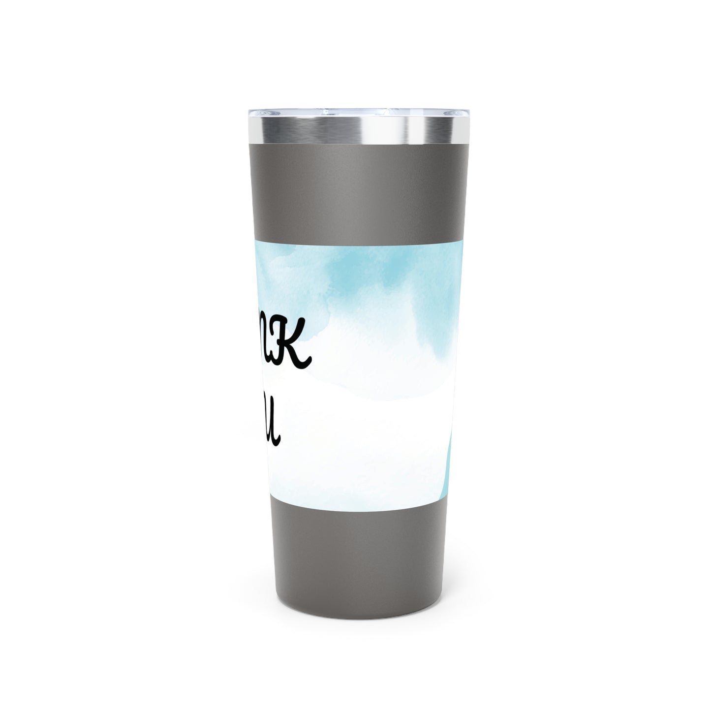 Stylish 22oz Copper Insulated Tumbler - Thank You Design