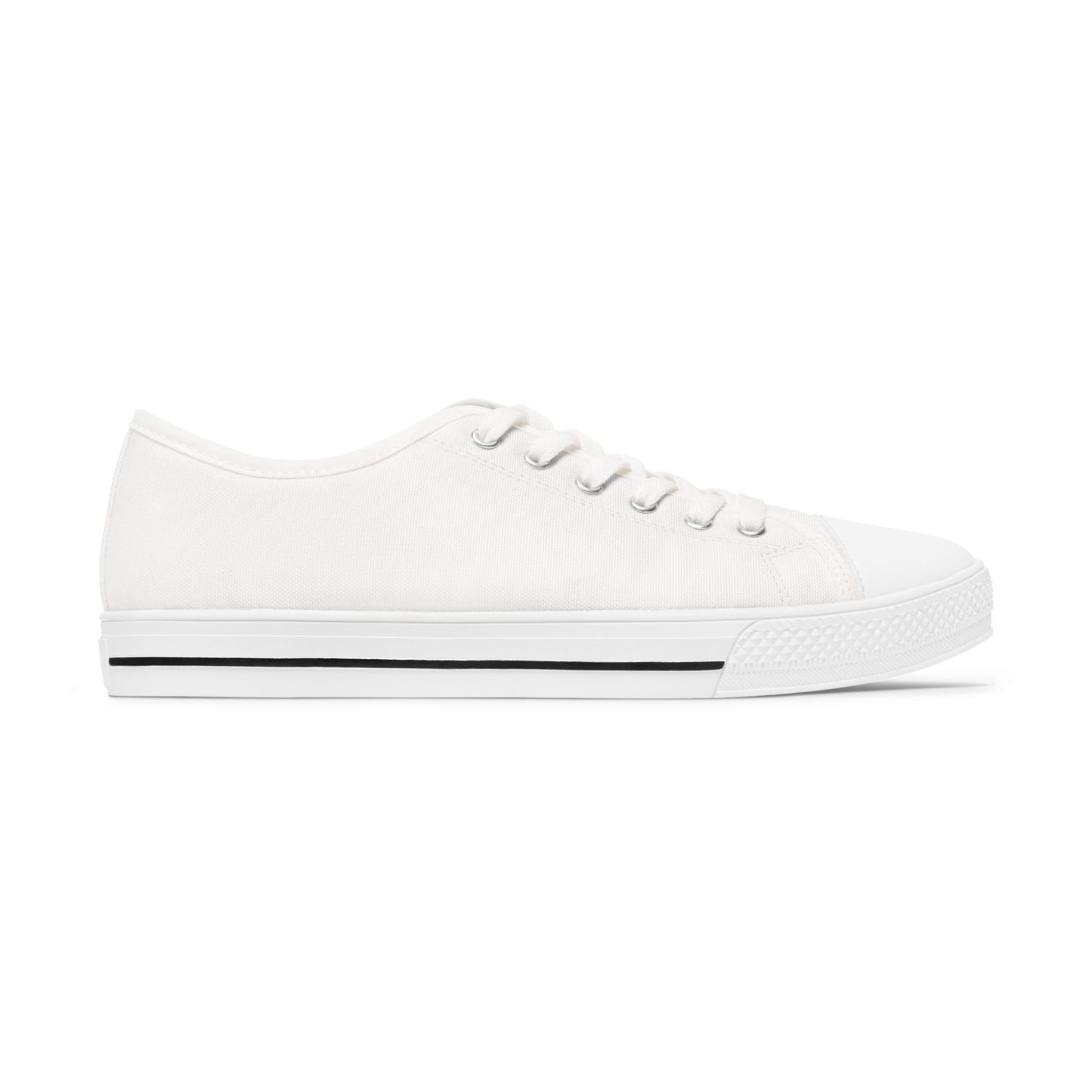 Casual Low Top Sneakers for Women - Versatile White Footwear