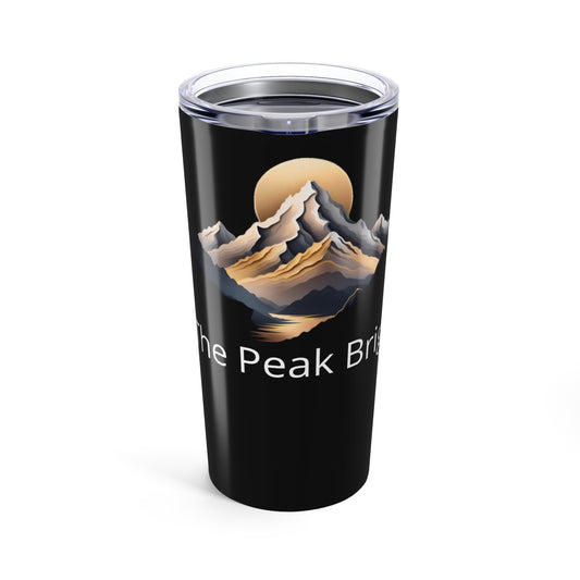 20oz Travelling Tumbler - Peak Bright Mountain Design - Adventure Ready Drinkware